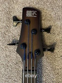 Ibanez SRH500F NNF Fretless Bass Guitar 4-String Bass Workshop Natural Burst