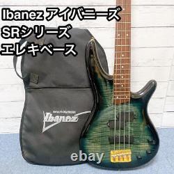 Ibanez SR Series Rare Color Flame Electric Bass Guitar 3.4kg WithGig Bag Used
