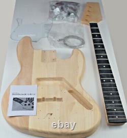 JB Electric Bass guitar kit guitar unassembled unbranded DIY Jazz BARGAIN DEAL
