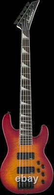 Jackson JS Series Concert Bass JS3VQ Cherry Burst 5-String Electric Bass Guitar Jackson JS Series Concert Bass JS3VQ Cherry Burst 5-String Electric Bass Guitar