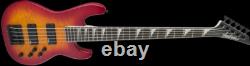 Jackson JS Series Concert Bass JS3VQ Cherry Burst 5-String Electric Bass Guitar Jackson JS Series Concert Bass JS3VQ Cherry Burst 5-String Electric Bass Guitar
