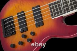 Jackson JS Series Concert Bass JS3VQ Cherry Burst 5-String Electric Bass Guitar Jackson JS Series Concert Bass JS3VQ Cherry Burst 5-String Electric Bass Guitar