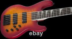 Jackson JS Series Concert Bass JS3VQ Cherry Burst 5-String Electric Bass Guitar Jackson JS Series Concert Bass JS3VQ Cherry Burst 5-String Electric Bass Guitar