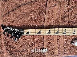 Jackson JS Series Concert Bass Minion JS1X Guitar, Maple FB, Snow White