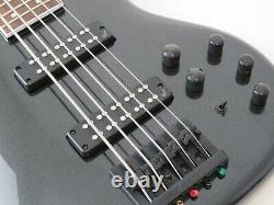 Jackson Spectra V Bass Active 5 String Bass, Metallic Black with Gig Bag