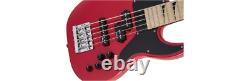 Jackson X Series Concert Bass CBXNTM V, Maple Fingerboard, Fiesta Red (B-STOCK)