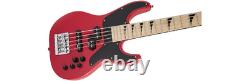 Jackson X Series Concert Bass CBXNTM V, Maple Fingerboard, Fiesta Red (B-STOCK)