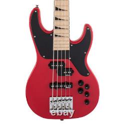 Jackson X Series Concert Bass CBXNTM V, Maple Fingerboard, Fiesta Red (B-STOCK)