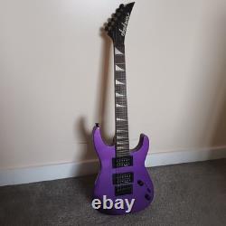 Jackson electric guitar in Pavo Purple model. CWJ1829267