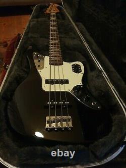 Japanese Fender Jaguar Deluxe series Bass in Black