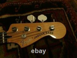 Japanese Fender Jaguar Deluxe series Bass in Black