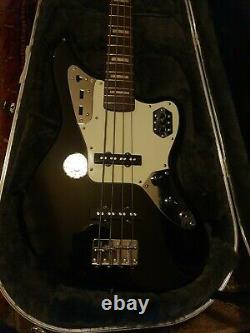 Japanese Fender Jaguar Deluxe series Bass in Black