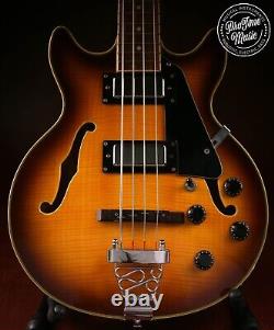 Jay Turser Semi Hollow Bass Guitar Sunburst