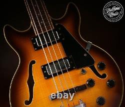 Jay Turser Semi Hollow Bass Guitar Sunburst