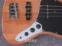 Jazz Bass (75 style) maple c/w blocks/binding by'Redwood'. Excellent condition
