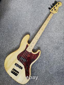 Jazz Bass. Kit build with upgrades. Maple. Excellent condition