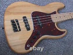 Jazz Bass. Kit build with upgrades. Maple. Excellent condition