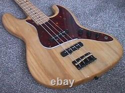 Jazz Bass. Kit build with upgrades. Maple. Excellent condition