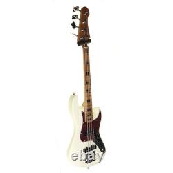 Jet JB Travel Bass Guitar, White (NEW)