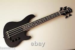 KAM Mini Bass high output Solid body Ukulele Bass SUB Satin Black