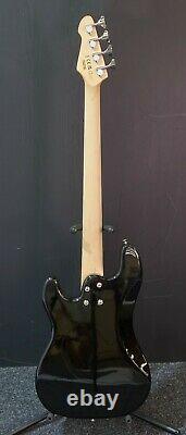 LA Bass Guitar by Gear4music, Black-DAMAGED-RRP £119