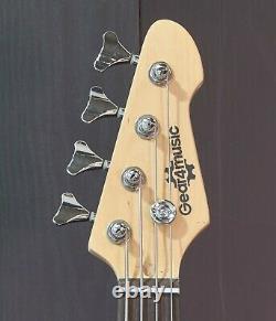 LA Bass Guitar by Gear4music, Black-DAMAGED-RRP £119