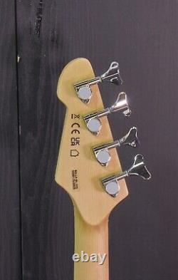 LA Bass Guitar by Gear4music, Blue-USED-RRP £119