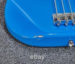 LA Bass Guitar by Gear4music, Blue-USED-RRP £119