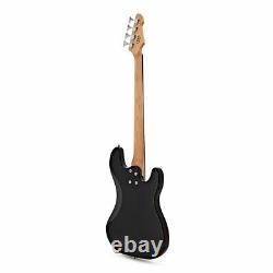 LA Left Handed Bass Guitar by Gear4music Sunburst