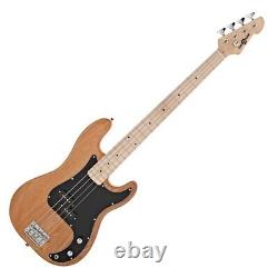 LA Select Bass Guitar by Gear4music Natural