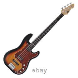 LA Select Bass Guitar by Gear4music Sunburst
