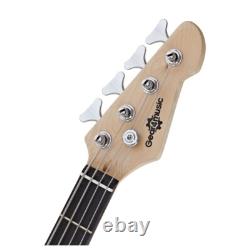 LA Select Bass Guitar by Gear4music Sunburst