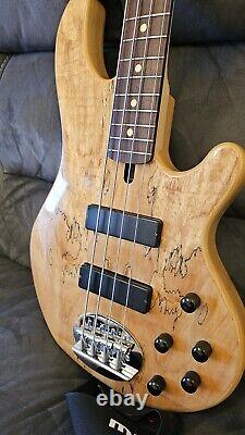 Lakland Skyline 44-01 Deluxe Bass Guitar Spalted Maple