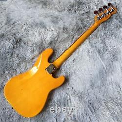 Left Handed Precision Electric Bass Guitar 4String MapleFretboard BlackPickguard