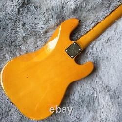 Left Handed Precision Electric Bass Guitar 4String MapleFretboard BlackPickguard