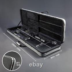 Lindo Electric Bass Guitar Eco Hard Case Plush Lined Pockets Grey UK Design