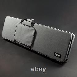 Lindo Electric Bass Guitar Eco Hard Case Plush Lined Pockets Grey UK Design