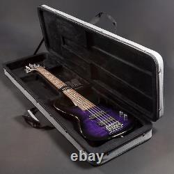 Lindo Electric Bass Guitar Eco Hard Case Plush Lined Pockets Grey UK Design