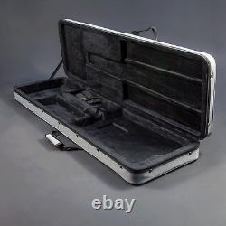Lindo Electric Bass Guitar Eco Hard Case Plush Lined Pockets Grey UK Design