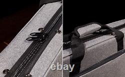 Lindo Electric Bass Guitar Eco Hard Case Plush Lined Pockets Grey UK Design