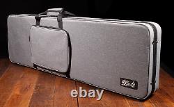 Lindo Electric Bass Guitar Eco Hard Case Plush Lined Pockets Grey UK Design