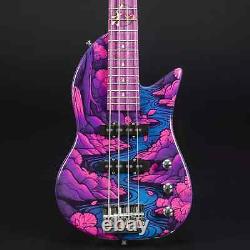 Lindo Kawa Electric Travel Bass Guitar Japan Purple Gloss B-STOCK 10% OFF