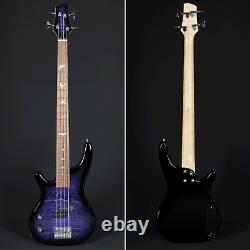 Lindo Left Handed PDB Purple Dove Electric Bass Guitar P-Bass & Hard Case