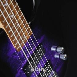 Lindo PDB 5-String Purple Dove Electric Bass Guitar and Hard Case