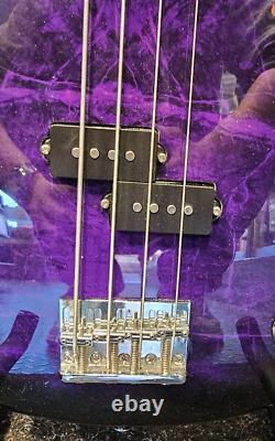 Lindo PDB Purple Dove Electric Bass Guitar & Eco-Friendly Hard Case