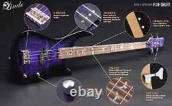 Lindo PDB Short Scale V2 Purple Dove Electric Bass Guitar B-STOCK 10% OFF
