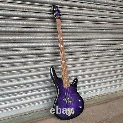 Lindo Purple Dove Electric Bass Guitar & Eco Hard Case B-STOCK 10% OFF