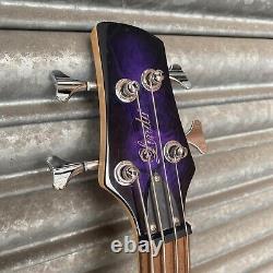 Lindo Purple Dove Electric Bass Guitar & Eco Hard Case B-STOCK 10% OFF