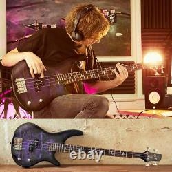 Lindo Purple Dove Electric Bass Guitar with P-Bass Pickups SAMPLE MODEL