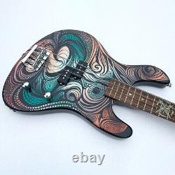 Lindo Sahara Electric Bass Guitar Short Scale 30 Nautical Star Inlay UK Design